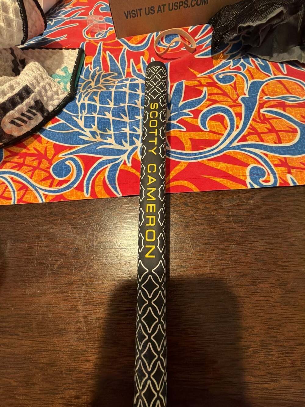 Scotty Cameron Studio Design Pistolini Plus Black White Yellow Putter Grip